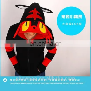 Factory Direct Pokemon Coat Litten COS Sweater M L XL XXL Cosplay Pokemon thumbnail-4