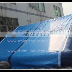 Wholesale Inflatable Blue Camping Air Tent,inflatable Triangle Lawn Tent for Advertisement thumbnail-3