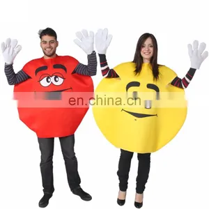 Funny Halloween Carnival Party Food Series Costume M&M's Design thumbnail-3