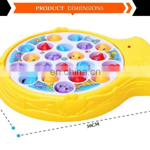 Hot Selling 2017 Electric Magnetic Battery Operated Fishing Game Baby Toy With Music thumbnail-4