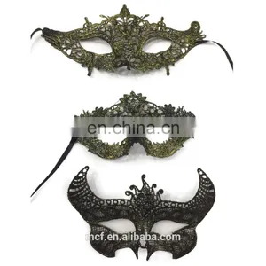 MCH-2374 Wholesale 2017 New Product Sexy Lace Veil Eye Mask Funny Cutout Eye Mask Venetian Masquerade Masks Cheap for Halloween thumbnail-1