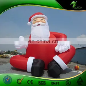 Giant Inflatable Santa / Christmas Inflatables Santa Claus / Christmas Outdoor Decoration Items thumbnail-1