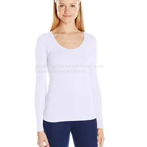 Women's Seamless Round Neck Long Sleeve Top thumbnail-1