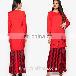 Latest Design Women Baju Kurung Islamic Clothing Wholesale thumbnail-2