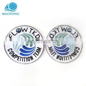 Wholesale Custom High Quality Cheap Embroidery Patches Emblems Iron on thumbnail-3
