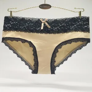 Very Hot Sale Transparent Lace Waist Belt Underwear Soft Cotton Women's Briefs Sexy Woman Panty thumbnail-5