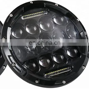 CZG-775 Motorcycle Car Accessories 7" LED Conversion Kit Dot Approval 12/24v7 Inch Round 75w Led Headlight for Jeep Wrangler 4x4 thumbnail-1