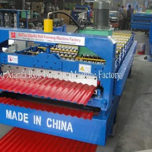 Quality Assured Colored Single Deck Corrugated Roof Board Construction Machinery thumbnail-2