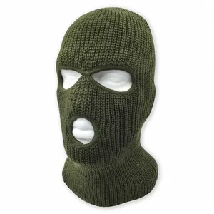 Custom Wholesale Balaclava Face Protection Outdoor 3 Hole Face Ski Mask w Flap thumbnail-1