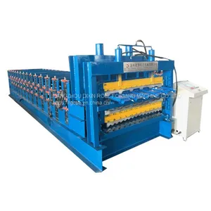 Three Layers Galvanized Color Steel Sheet Roll Forming Machine thumbnail-1