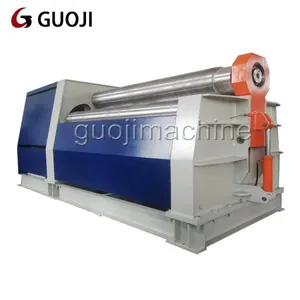 Small Hydraulic CNC Stainless Steel Plate Rolling Bending Machine 4 Roller Bending Machine for Long Plate thumbnail-2