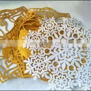 Placemats Easter Eggs Felt Table Mats Set of 2 Laser Cut thumbnail-1