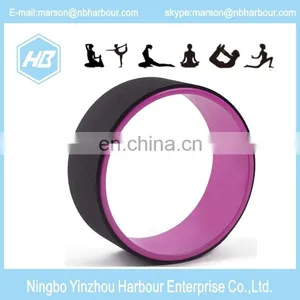 Hot Sale High Quality Colourful Cork Yoga Wheel thumbnail-3