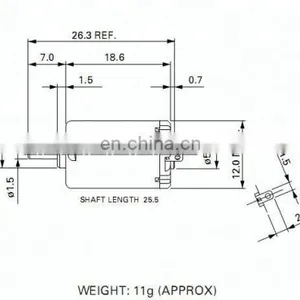 FF-030PA-11155 Bldc Motor 3V 7200rpm Toys Metal Brushed Motors for Toys and Mini RC Car thumbnail-4