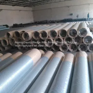 Wedge Wire Wrap Well Screen , Dewatering Well Screen Pipe, Sand Control Well Screen Tube thumbnail-5