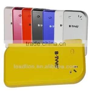 3700mAh Phone Charger ED881 Smart Phone USB External Battery Charger Mobile Power Bank Plastic Case thumbnail-1