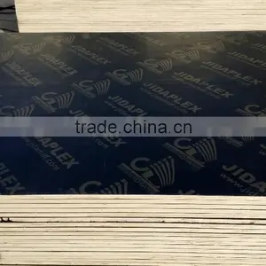 Jida Building Materials 18mm Black/brown Film Faced Plywood Sheet,Poplar Core Cheap Film Faced Plywood Formwork thumbnail-3
