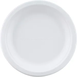 Biodegradable and Disposable Eco-Friendly Super Rigid 9 Inch Bagasse Plates thumbnail-1