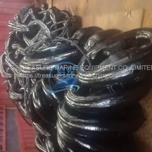 Black Painted Grade 2 Grade 3 Marine Kenter Shackle in Stock thumbnail-1