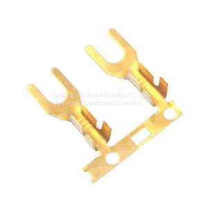 DJ4311-3.2 Fork Lug Horizontal Brass Horizontal 3.2 Fork Terminal thumbnail-1