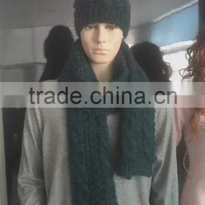 Knitted Hat Girls Lovely Cute Chafta Mohair Knitted Hat thumbnail-1
