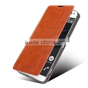 MOFi Retro PU Leather Flip Case Cover for Sony Xperia C5 Ultra, E5553, Lavender, Xperi, Mobile Phone Case thumbnail-4