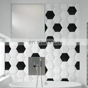 200x230 Nordic Hexagonal Brick Kitchen Bathroom Concave and Convex Geometric Tiles thumbnail-1
