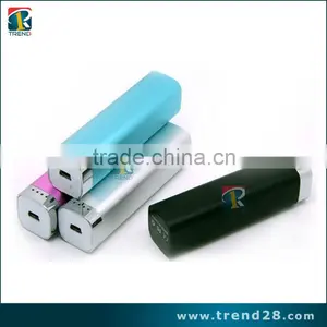 Aluminum Alloy Shell 2200mAh External Battery Pack High Capacity Power Bank Charger 5V 1A Output and 3.7-4.2V 0.5A Input thumbnail-1