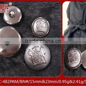Hot Sale ABS Plating Button Manufacturer for Women's Coat thumbnail-1