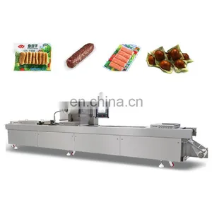 2021 Hot Sale Steak Automatic Thermoforming Vacuum Packing Machine Seafood Vacuum Skin Packaging Machine thumbnail-1