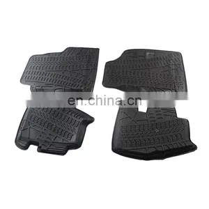 Offroad Auto Foot Mat for Jeep Wrangler TJ 97-06 Car Accessories Black Car Mat thumbnail-3