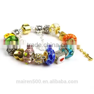 PDR096 2015 Top Seller Bracelet Fashion European Bead Bracelet Heart You Fashion Bead Bracelet thumbnail-1
