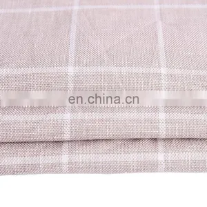 Stock Yarn Dyed Fabric Cotton Linen Blended Stripe Fabric Dress Skirt Fabric thumbnail-4