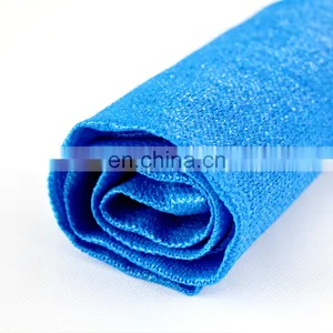 High Quality Blue Color HDPE Sun Shade Net Cloth Roll Blue Sun Shade Net thumbnail-1