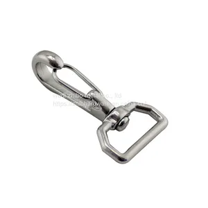 Marine Hardware 304/316 Stainless Steel Square Spring Snap Hook thumbnail-3