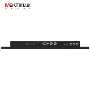 MEKT15.6 Inch Industrial Embedded LCD Monitor Video Security Surveillance Wall Mount HD Display BNC /USB/HDMI/VGA Interface thumbnail-5