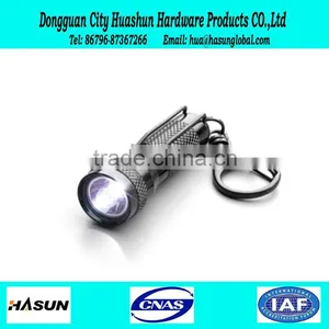 Promotion Mini Metal LED Flashlight Keychain thumbnail-1