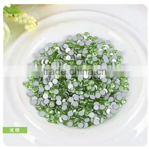 Sew on Rhinestone Claw Setting Crystals, Sew on Flat Back Acrylic Green Rhinestones thumbnail-1