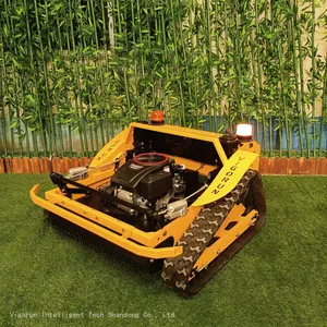 Robot Lawn Mower for Hills, China Remote Control Mower Price, Tracked Remote Control Lawn Mower for Sale thumbnail-2