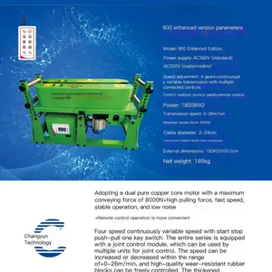 Longyun Technology Cable Conveyor Cable Laying Machine Underground Cable Pulling Tools thumbnail-5