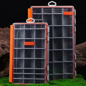 Fishing Tackle Box Waterproof Box Fishing Lure and Hooks Storage Water Resistant Utility Box thumbnail-1