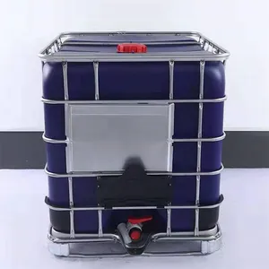 Custom-made Plastic Thickened Ton Barrel With Iron Frame, Acid and Alkali Resistant Chemical Barrel, Container Square Barrel, thumbnail-4