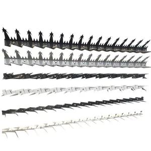 Galvanized Point Anti-Climb Wall Spikes With PVC Coated for Fence Security Property Spike thumbnail-1