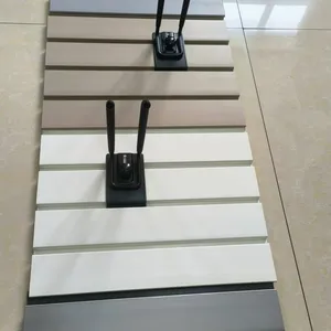 Different Color Fireproof & Waterproof PVC Slatwall Panel for Garage Wall With Hoooks and Other Accessories thumbnail-6