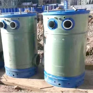 GRP Integrated Lifting Pump Station Sewage Rainwater Collection Factory Direct thumbnail-1