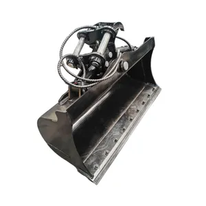 6T Heavy-Duty Hydraulic Tilt Bucket 1400mm Working Width for Mini Excavator thumbnail-1