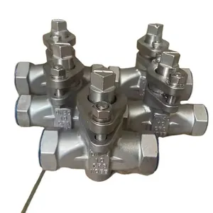 OEM CHX Stainless Steel WCB CF8 Thread Plug Valve DN100 Flange Water Plug Valve thumbnail-1