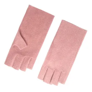 Half Finger Gloves, Gloves Fingerless Gloves for Women Men, Winter Half Finger Gloves, Fit for Working, Typing, Writing, Running thumbnail-4