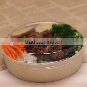 Natural Wooden Bark Box Wood Fast Food Box thumbnail-1