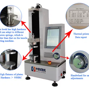 CE/ISO Compliant Digital Automatic Spring Load Testing Machine 2KN 7-inch LCD Touch Screen thumbnail-5